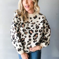 In Loom Mad About Leopard Sweater Clothing