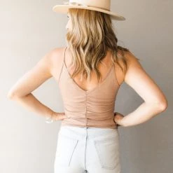 Project Social T Mesmerized Ruched Rib Tank Clothing