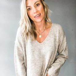 Pinch Already There V Neck Sweater