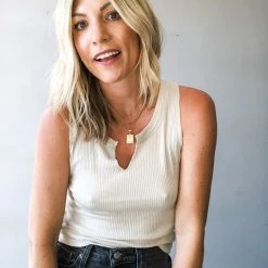 Clothing Project Social T Inca Rib Tank