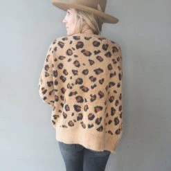 Trend Notes Nicolette Oversized Leopard Cardigan