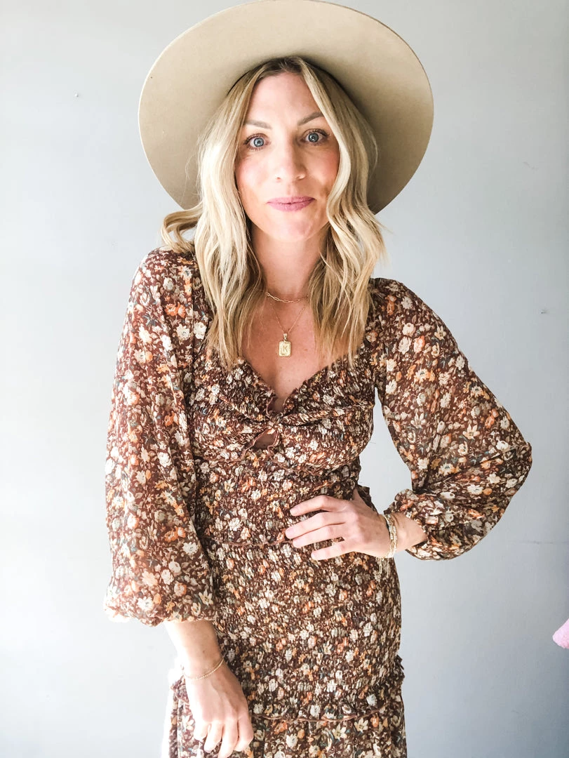 Lush Clothing Autumn Tune Floral Dress 5 Lush Clothing Autumn Tune Floral Dress