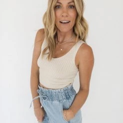 Audrey 3+1 Knitted Basic Tank New Arrivals