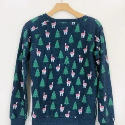 Chaser Brand Chaser Llama Cozy Knit Pullover