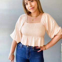 Audrey 3+1 Summer Dreams Smocked Crop Clothing